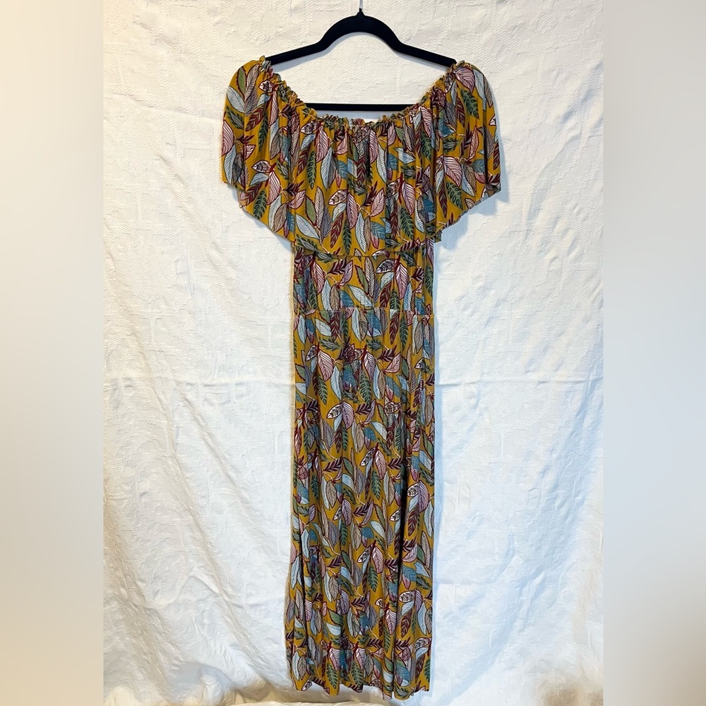 Darong Off-Shoulder Maxi Dress, Size M